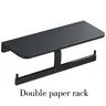 Porte papier toilette mural double tablette rangement… – vue 2