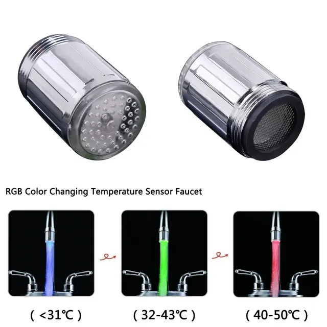 Robinet d'eau lumineux LED – vue 5