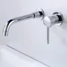 Robinet de lavabo en or brossé/noir – vue 6