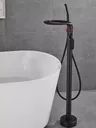 Tuqiu-Ensemble de douche de baignoire noire – vue 5