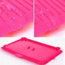 Égouttoir pliable silicone rectangulaire rainures canal… – vue 3