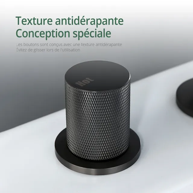 Robinet de lavabo en métal – vue 7