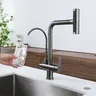 Robinet de cuisine moderne trois en un à double usage en… – vue 1