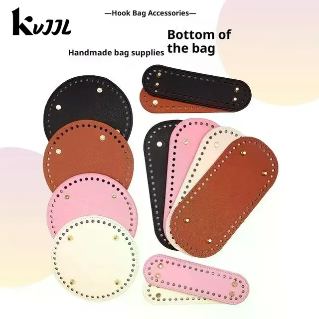 Fond rond ovale pour sac tricoté – vue 2