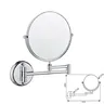 Miroir télescopique rond chromé Double face sans… – vue 5