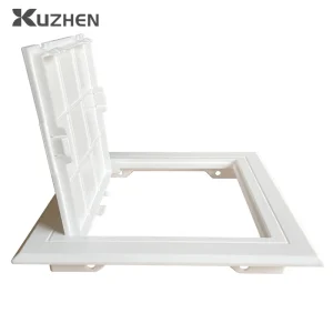 Trou d&rsquo;inspection du panneau d&rsquo;accès en PVC, 1 pièce, portes d&rsquo;accès, mur, plafond, couvercle de trappe blanc, Port d&rsquo;inspection universel en plastique de Type poussoir