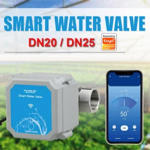 Vanne d&rsquo;eau Wifi Tuya, arrêt Intelligent, taux d&rsquo;ouverture de 0% à 100%, contrôleur d&rsquo;automatisation de robinet de jardin, commande vocale