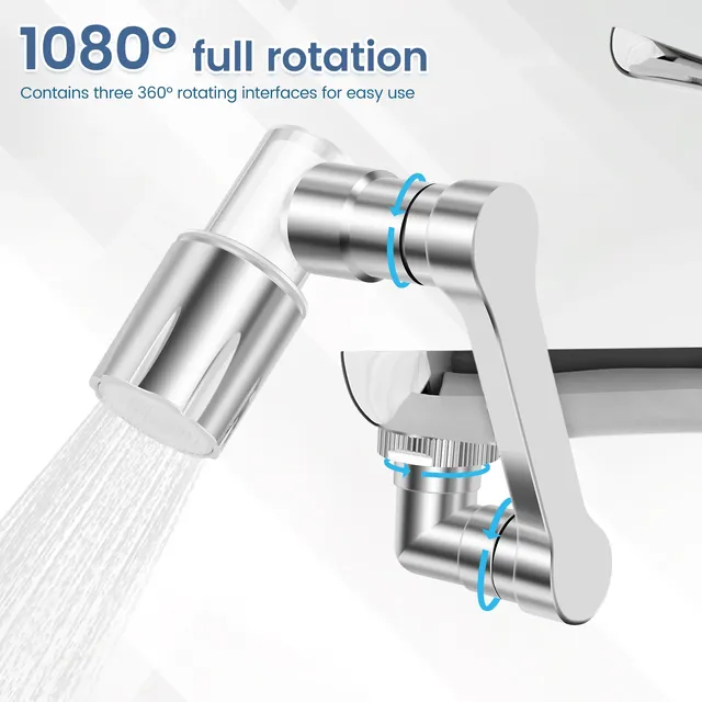 Acier inoxydable 1080 ° Bras robotique pivotant – vue 3