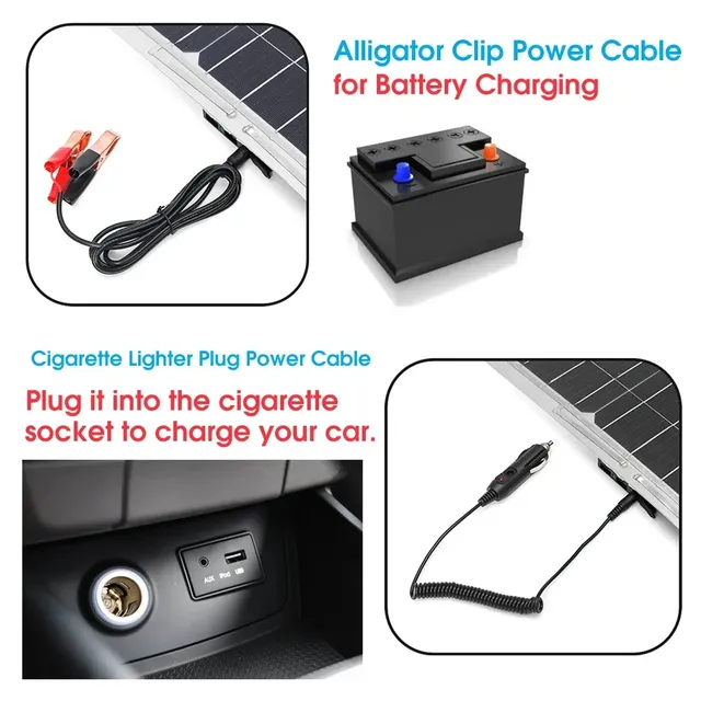 Kit de panneau solaire portable flexible – vue 5