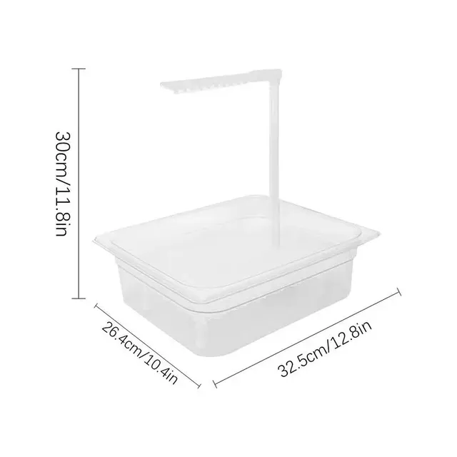 Baignoire automatique pour perroquet gris africain – vue 6