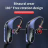 Écouteurs Bluetooth avec affichage numérique en temps réel – vue 3