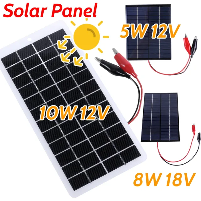 Panneau solaire Portable 8W 18V