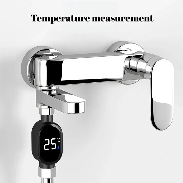 Thermomètre de douche d'eau domestique à affichage LED… – vue 2