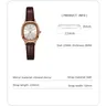 Montre femme quartz boîtier ovale plaqué or rose cadran… – vue 5