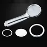 Pommeau douche main ABS chromé miroir manche cylindrique… – vue 1