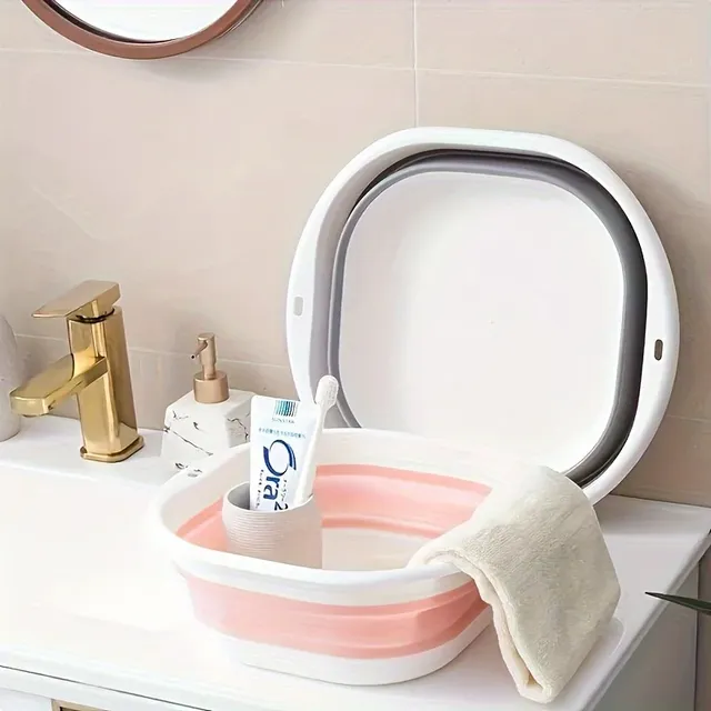 Lavabo pliable silicone portable voyage maison bassin… – vue 5