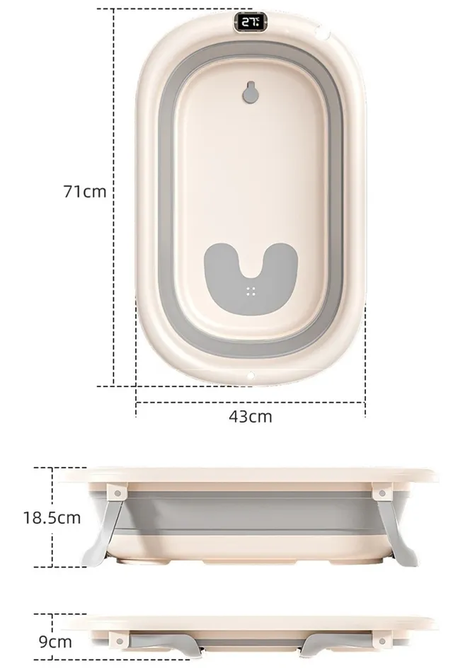 Baignoire pliante portable bébé nourrisson nouveau né… – vue 5