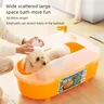 Baignoire portable animaux plastique durable ovale… – vue 1