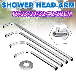 Bras d'extension de pommeau de douche mural en acier inoxydable