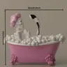 Décor fantôme de baignoire rose – vue 6
