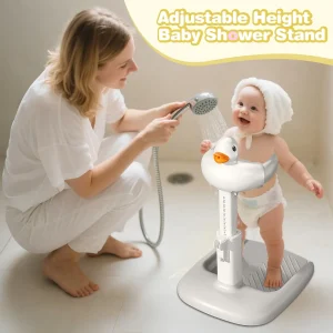 Machine de bain debout pour bébé, Support de douche pour bébé, Support de douche sur pied, Support de bain pour bébé, mains mères portables et libres