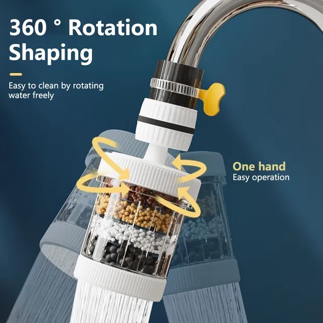 360 ° Filtre de robinet d'eau rotatif – vue 4