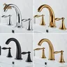 Mitigeur lavabo trois trous pont monté double poignées… – vue 2
