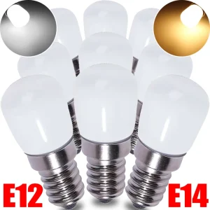 Ampoule LED E12 E14 220V, haute luminosité, pour réfrigérateur, affichage de réfrigérateur, Mini veilleuses, projecteur LED blanc chaud
