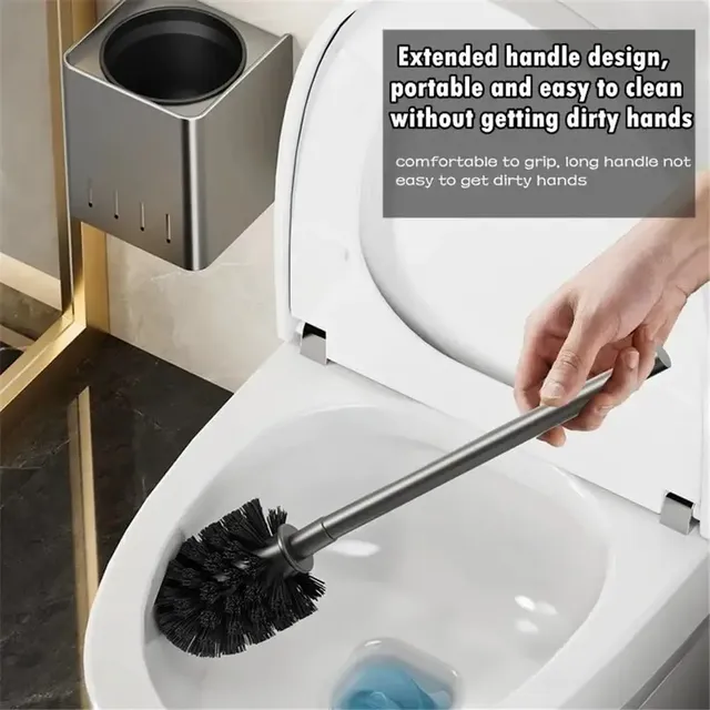 Brosse de toilette Acier inoxydable Brosse de toilette… – vue 3