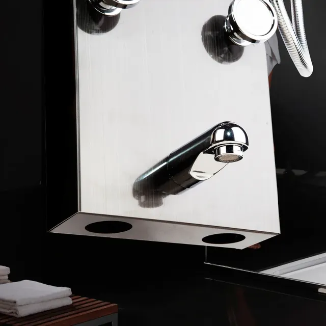 KEMAIDI ensemble de panneaux de douche LED noir salle de… – vue 4