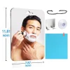 Miroir acrylique de grande taille, outils de salle de bains, douche, rasage, accessoires de salle de bains, miroir de voyage sans brouillard, incassable