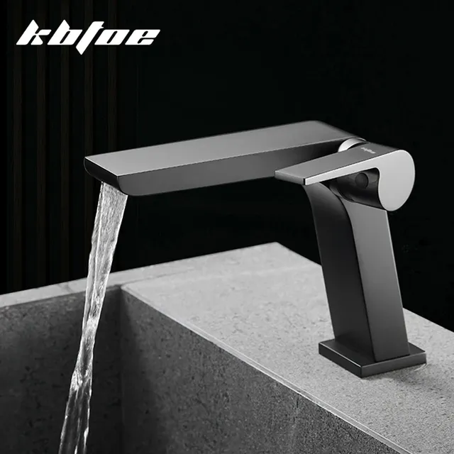 Robinet de lavabo gris pistolet – vue 2