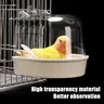 Bain d'oiseaux suspendu clair pour Cage perruche Cage à… – vue 1