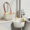 Évier de cuisine éponges porte-savon salle de bain plat Drain panier d&rsquo;eau stockage support de séchage accessoires organisateur