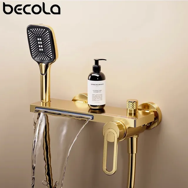Robinet mitigeur de baignoire et de douche à poignée…