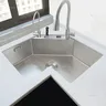Éviers de cuisine d'angle en acier…