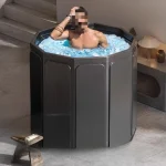 Barrière de bord baignoire autoportante photographie japonais ménage organisateur baignoire grand cadeau Badewanne meubles de maison accessoires