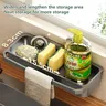 Organiseur évier cuisine égouttoir autodrainant porte… – vue 6