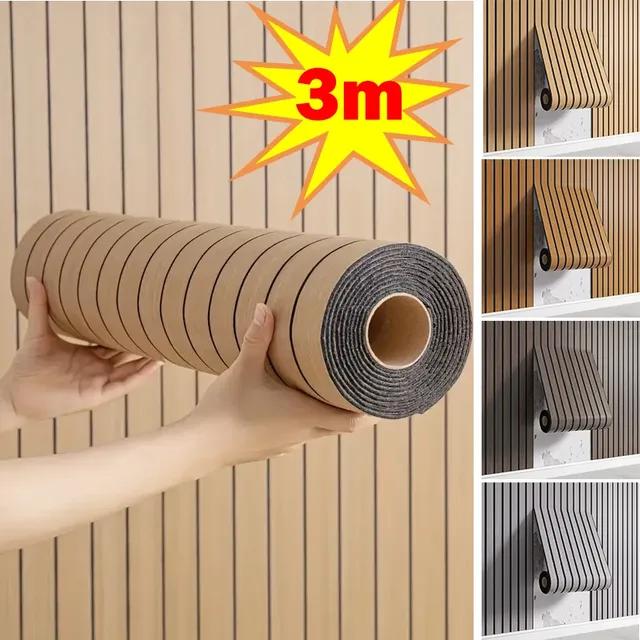 Panneaux muraux à grille texturée 3D – vue 2