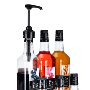 Distributeur de Sistresset Café, 1 Litre, Pompe, Noir, Liquide, Monin, 10ml