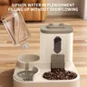Distributeur d'eau et de nourriture pour chat 2 en 1 – vue 3