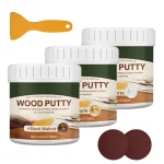 Mastic de remplissage de bois 150g, remplissage de fissures en bois inoxable, Kit de réparation de meubles en bois, remplissage de trous en bois pour armoires, tables, sols, portes