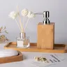 Lot trois distributeurs savon liquide bambou pompe… – vue 4
