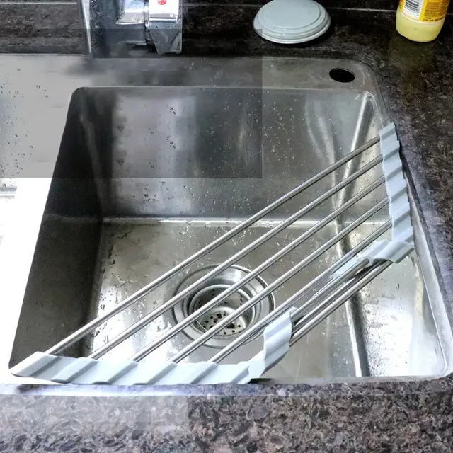 Filtre eau triangulaire pliable évier rangement bols… – vue 3