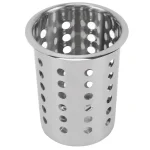 Porte-ustensiles de cuisine en acier inoxydable 304, grande capacité, couteau polyvalent, fourchette baguettes, seau pour comptoir de cuisine domestique