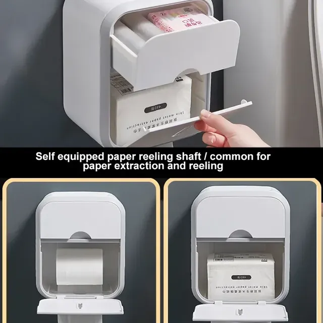 Porte-papier hygiénique sans perceuse