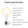 Ampoules LED intelligentes WiFi 12W 15W 20W – vue 2