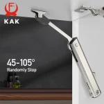 KAK – charnière d&rsquo;armoire hydraulique robuste, arrêt aléatoire, fermeture douce, charnières de cuisine, Support de porte réglable, quincaillerie de porte