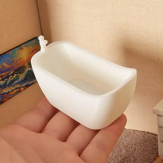 Baignoire de Simulation Miniature pour maison de poupée – vue 4