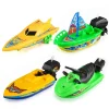 Jouet de bain de bateau rapide à remonter pour enfants, aventures créatives de baignoire d’hiver améliorant un jeu d’eau imaginatif pour les tout-petits Jouet de bain de bateau rapide à remonter pour enfants, aventures créatives de baignoire d’hiver améliorant un jeu d’eau imaginatif pour les tout-petits